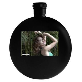 Olivia Wilde Round Flask