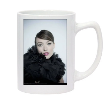 Olivia Wilde 14oz White Statesman Mug