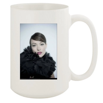 Olivia Wilde 15oz White Mug