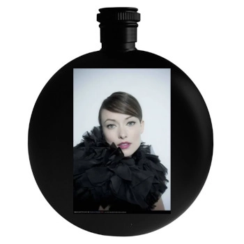 Olivia Wilde Round Flask