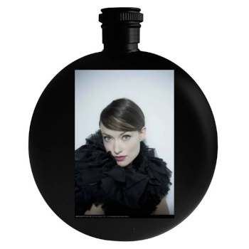 Olivia Wilde Round Flask