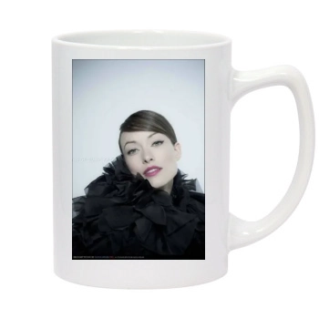 Olivia Wilde 14oz White Statesman Mug