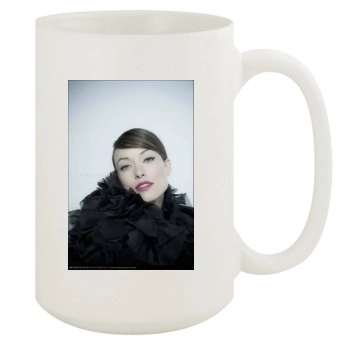 Olivia Wilde 15oz White Mug