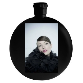 Olivia Wilde Round Flask