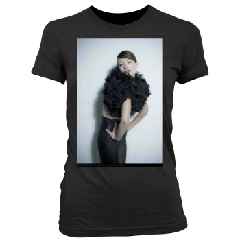 Olivia Wilde Women's Junior Cut Crewneck T-Shirt