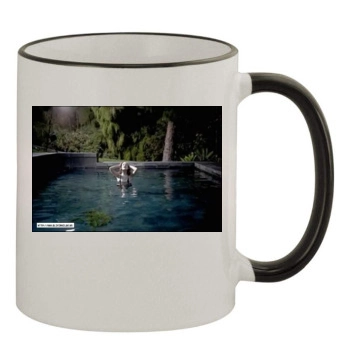 Olivia Wilde 11oz Colored Rim & Handle Mug