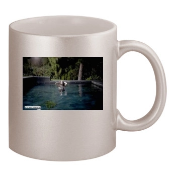 Olivia Wilde 11oz Metallic Silver Mug