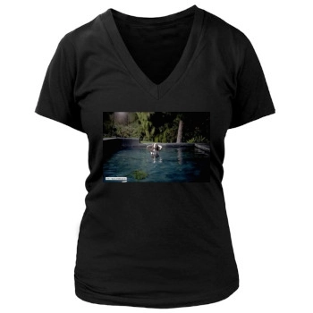 Olivia Wilde Women's Deep V-Neck TShirt