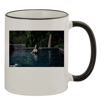 Olivia Wilde 11oz Colored Rim & Handle Mug