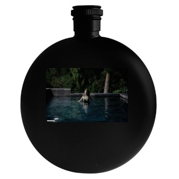 Olivia Wilde Round Flask