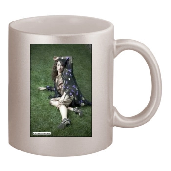 Olivia Wilde 11oz Metallic Silver Mug