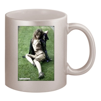 Olivia Wilde 11oz Metallic Silver Mug