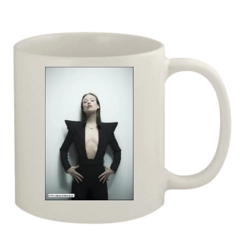 Olivia Wilde 11oz White Mug