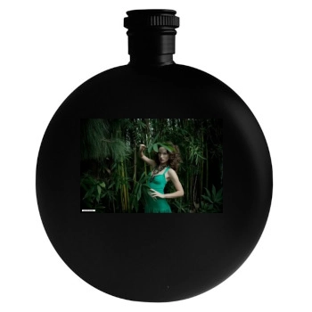 Olivia Wilde Round Flask