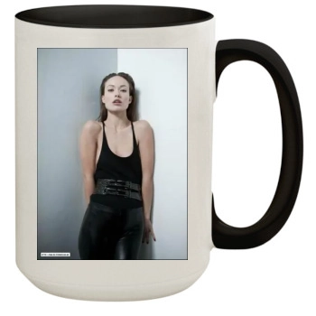 Olivia Wilde 15oz Colored Inner & Handle Mug