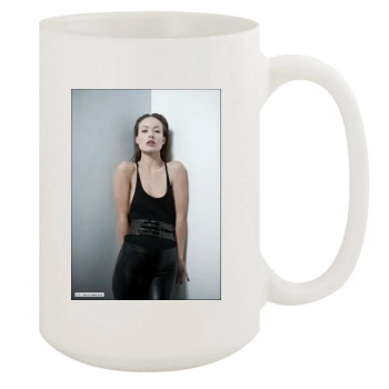 Olivia Wilde 15oz White Mug