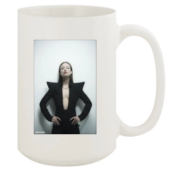 Olivia Wilde 15oz White Mug