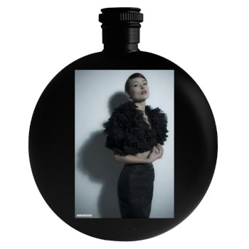 Olivia Wilde Round Flask