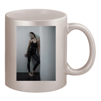 Olivia Wilde 11oz Metallic Silver Mug