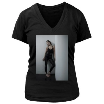 Olivia Wilde Women's Deep V-Neck TShirt