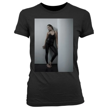 Olivia Wilde Women's Junior Cut Crewneck T-Shirt