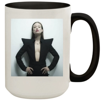 Olivia Wilde 15oz Colored Inner & Handle Mug