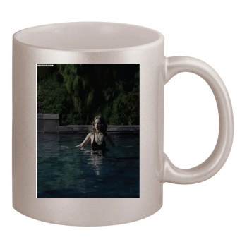 Olivia Wilde 11oz Metallic Silver Mug