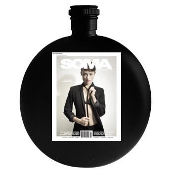 Olivia Wilde Round Flask