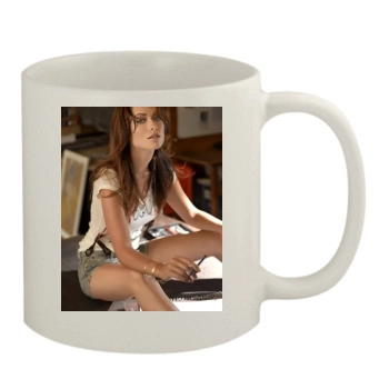 Olivia Wilde 11oz White Mug