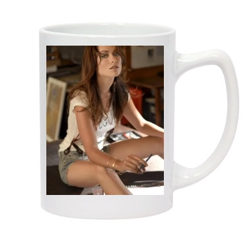 Olivia Wilde 14oz White Statesman Mug