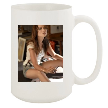 Olivia Wilde 15oz White Mug