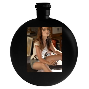 Olivia Wilde Round Flask