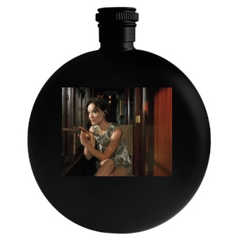 Olivia Wilde Round Flask