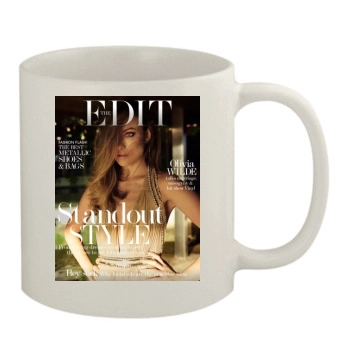 Olivia Wilde 11oz White Mug