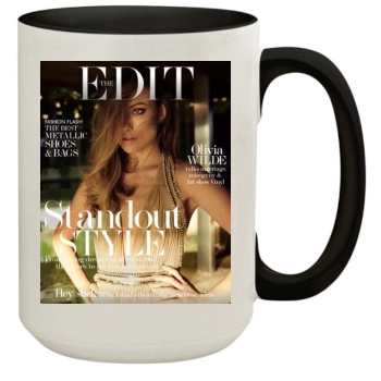 Olivia Wilde 15oz Colored Inner & Handle Mug