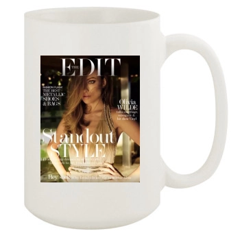 Olivia Wilde 15oz White Mug