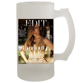 Olivia Wilde 16oz Frosted Beer Stein