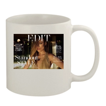 Olivia Wilde 11oz White Mug