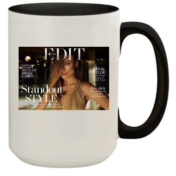 Olivia Wilde 15oz Colored Inner & Handle Mug