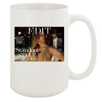 Olivia Wilde 15oz White Mug