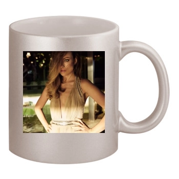 Olivia Wilde 11oz Metallic Silver Mug