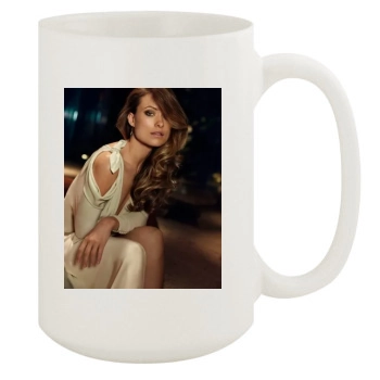 Olivia Wilde 15oz White Mug