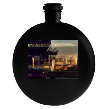 Olivia Wilde Round Flask