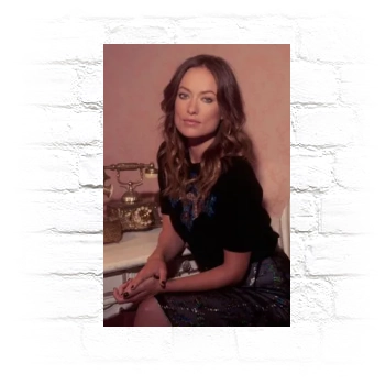 Olivia Wilde Metal Wall Art