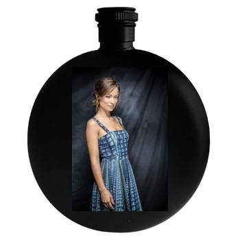 Olivia Wilde Round Flask