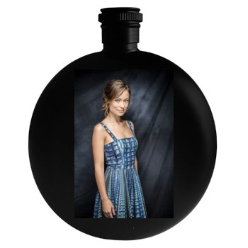 Olivia Wilde Round Flask