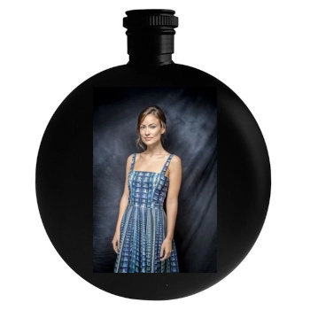 Olivia Wilde Round Flask