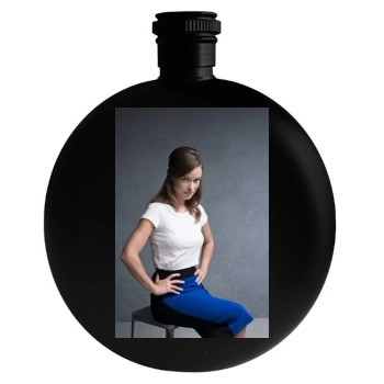 Olivia Wilde Round Flask