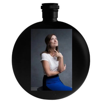 Olivia Wilde Round Flask