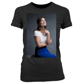 Olivia Wilde Women's Junior Cut Crewneck T-Shirt